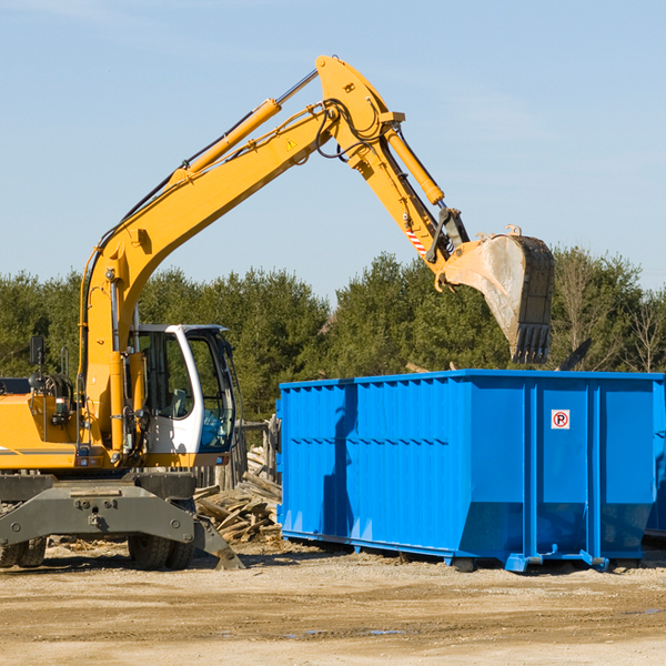 what happens if the residential dumpster is damaged or stolen during rental in Claiborne County TN